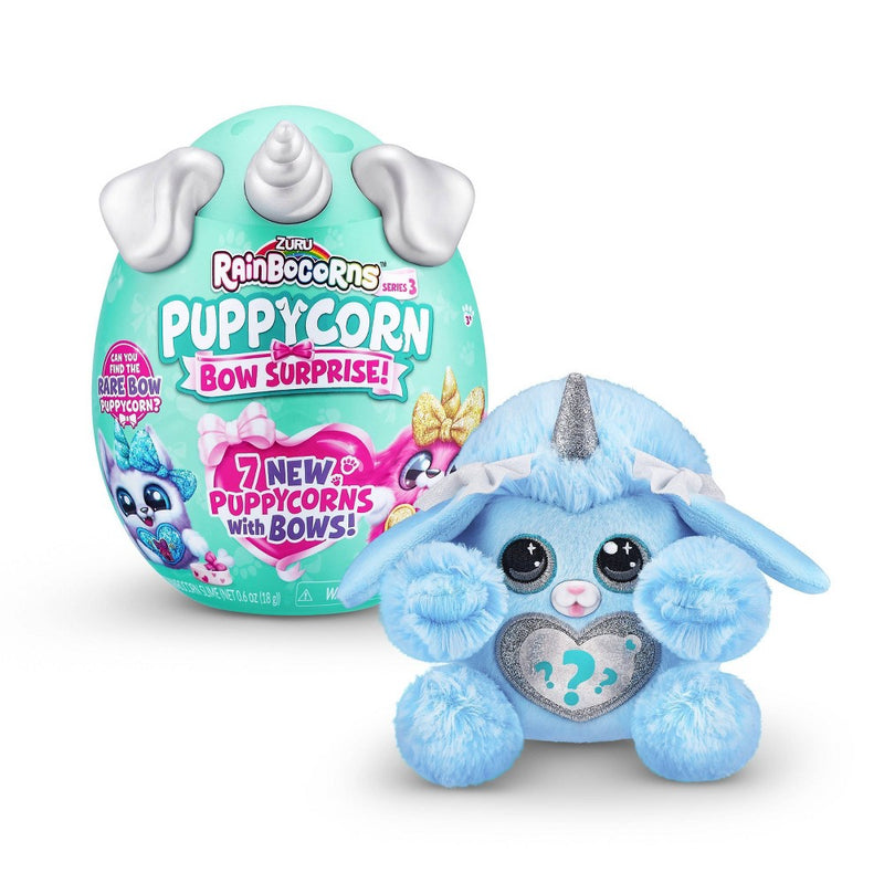 Rainbocorns Puppycorn Bow Surprise Plush Stuffed Animal