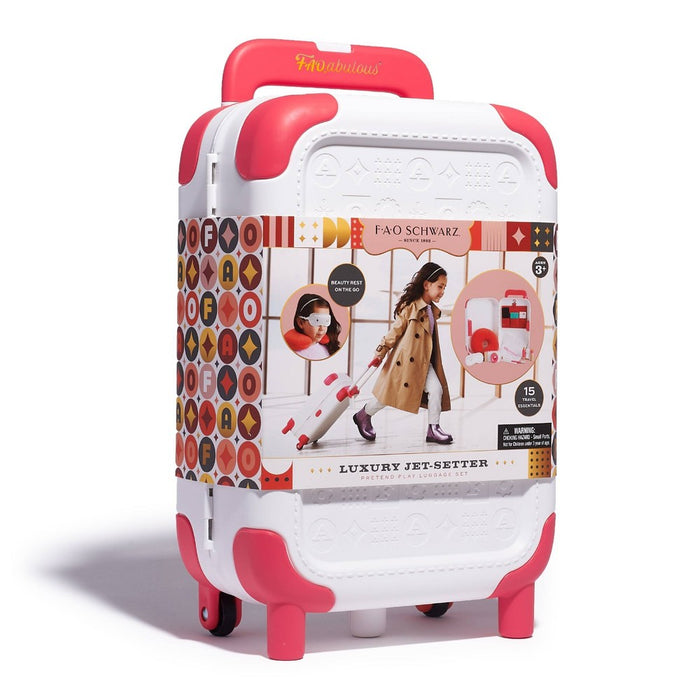 FAO Schwarz Jet-Setter Pretend Play Luggage Set