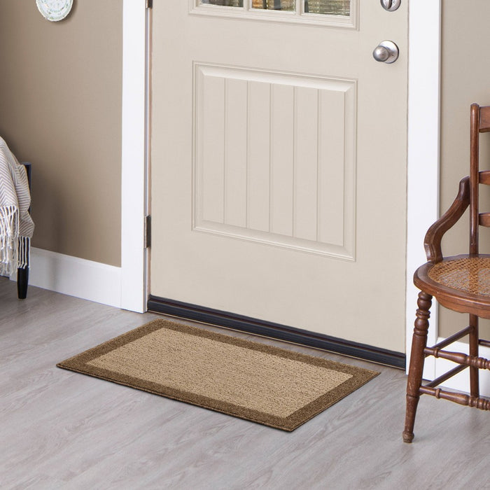 1'8"x2'6" Madison Border Washable Accent Rug Tan - Threshold
