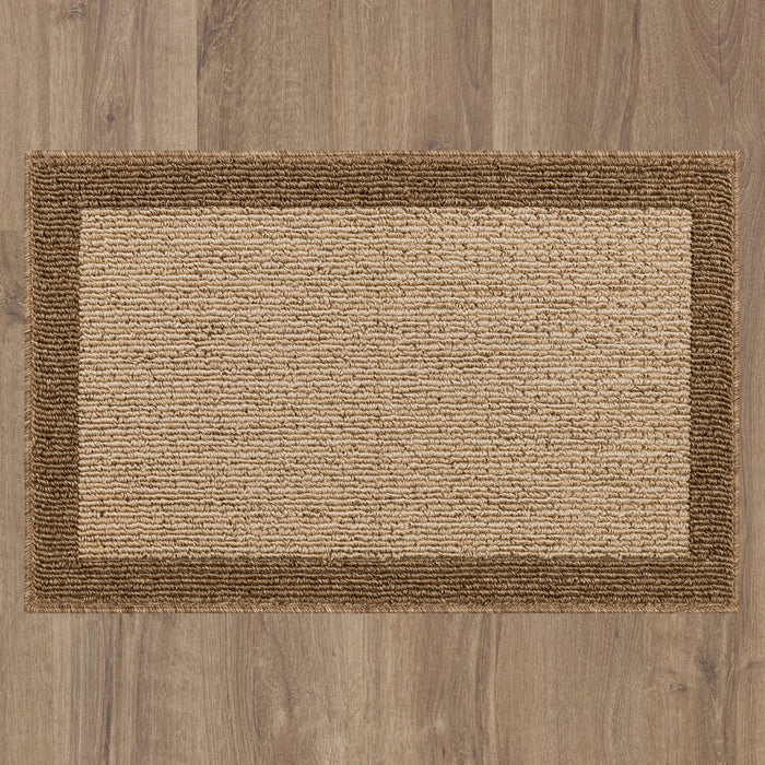 1'8"x2'6" Madison Border Washable Accent Rug Tan - Threshold