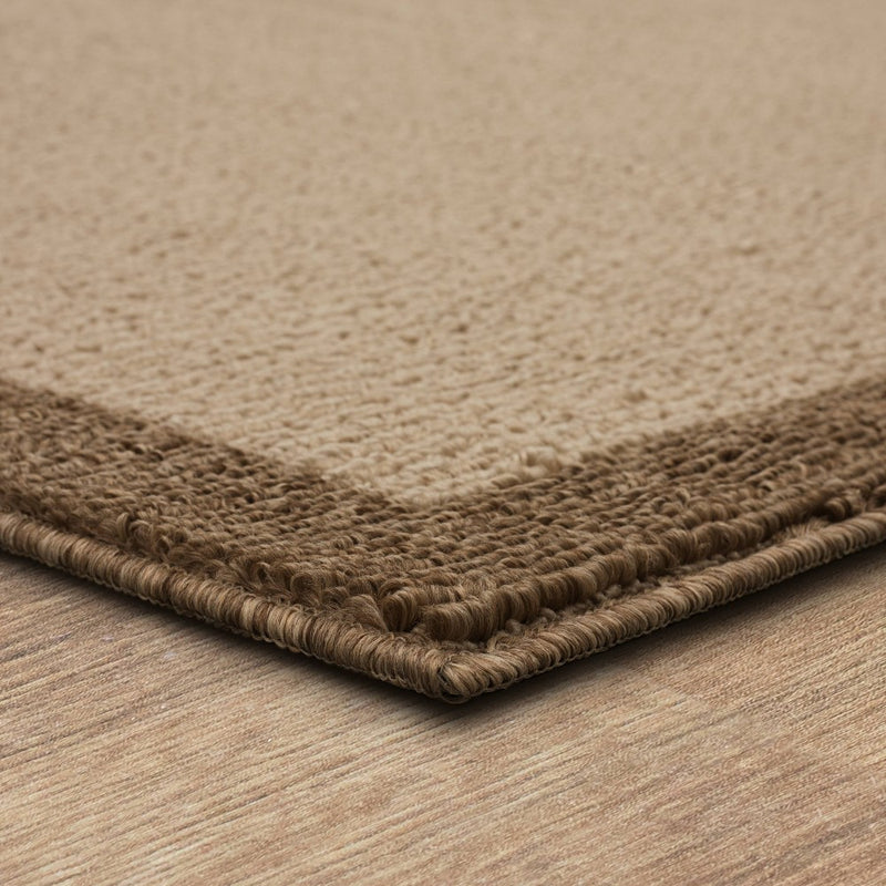 1'8"x2'6" Madison Border Washable Accent Rug Tan - Threshold