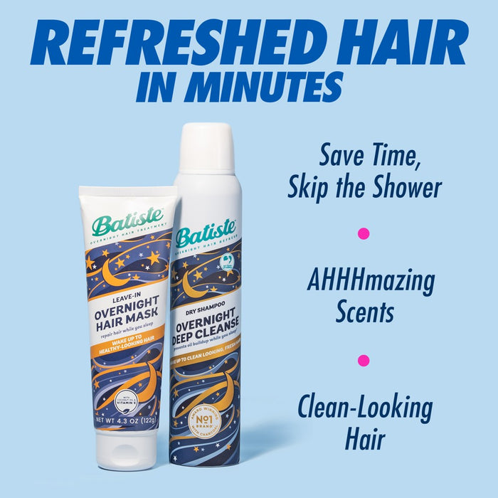 Batiste Overnight Deep Cleanse Dry Shampoo - 3.81oz