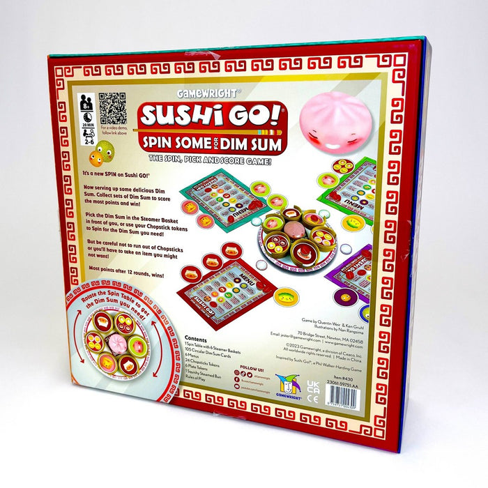 Gamewright Sushi Go Spin Some for Dim Sum Board Game