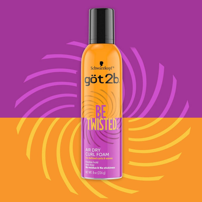 Got2B Twisted Air Dry Curl Foam - 8oz