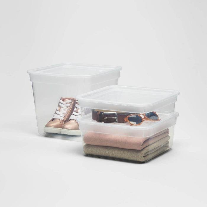 Large Modular Storage Box Clear - Brightroom