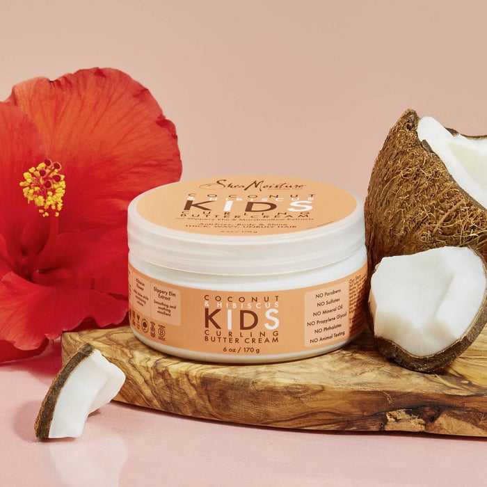 SheaMoisture Coconut & Hibiscus Kids' Curling Hair Butter Cream - 6oz