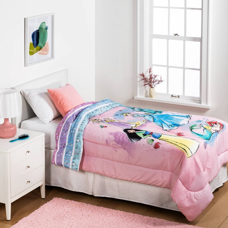Twin Disney Princess Fairytales and Dreams Reversible Kids' Comforter