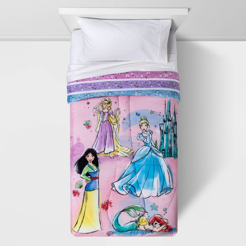 Twin Disney Princess Fairytales and Dreams Reversible Kids' Comforter