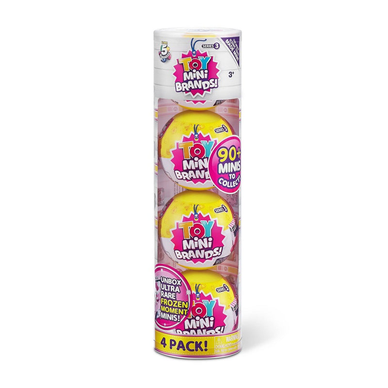 Mini Brands Series 3 Capsule 4pk - Black Friday Exclusive
