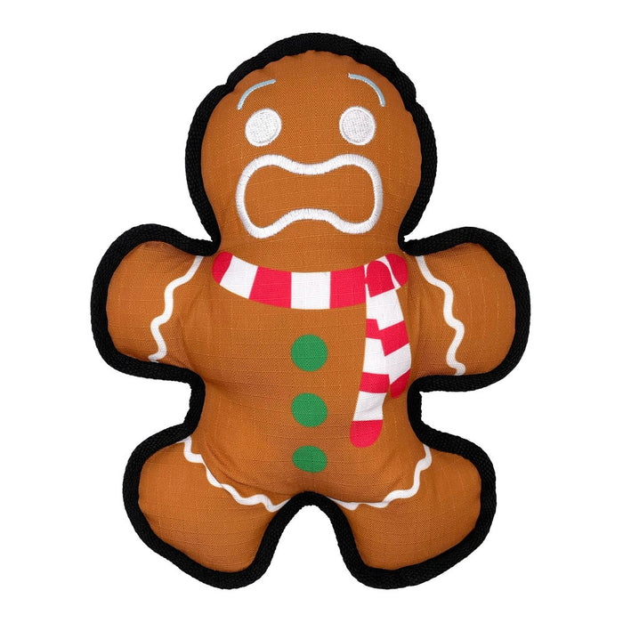 KONG Christmas Ballistic Gingerbread Man Dog Toy