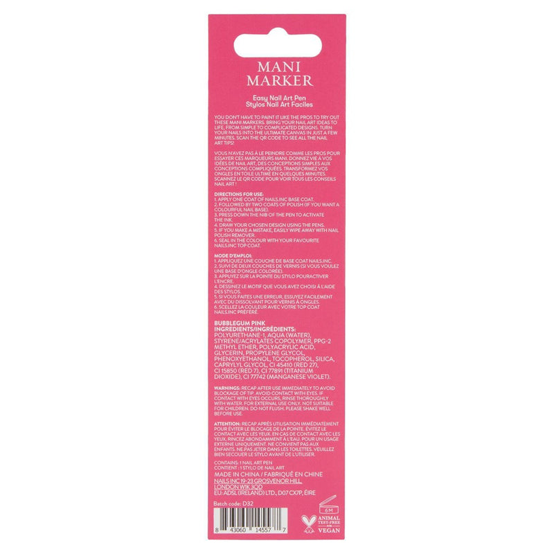 Nails Inc. Nail Art - Pink - 0.1 fl oz