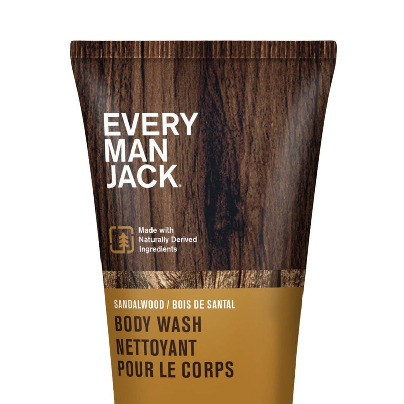 Every Man Jack Sandalwood Hydrating Men's Body Wash - 2 fl oz