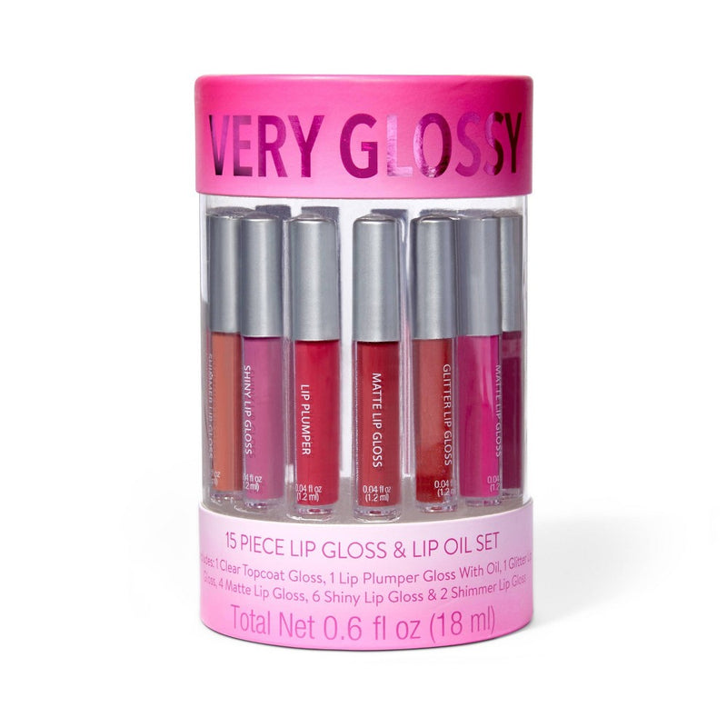 Very Glossy Lip Gloss Gift Set - 0.6 fl oz/15ct