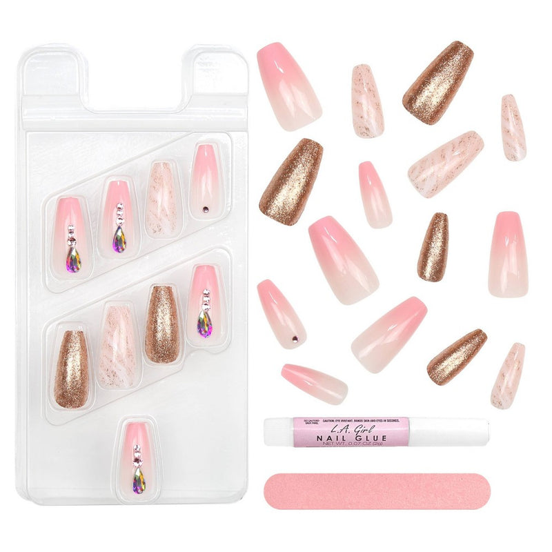 L.A. Girl Xtra Drama Fake Nails - Mani-Fest - 26pc