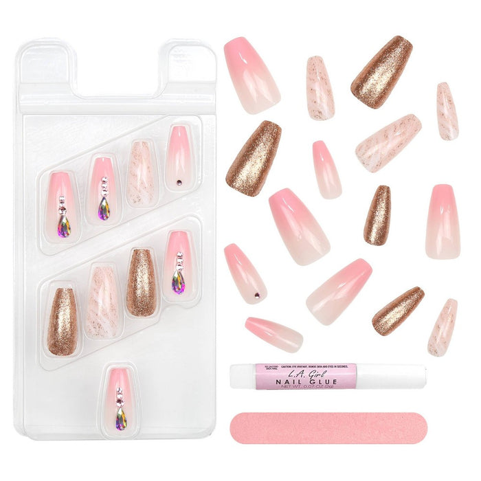 L.A. Girl Xtra Drama Fake Nails - Mani-Fest - 26pc