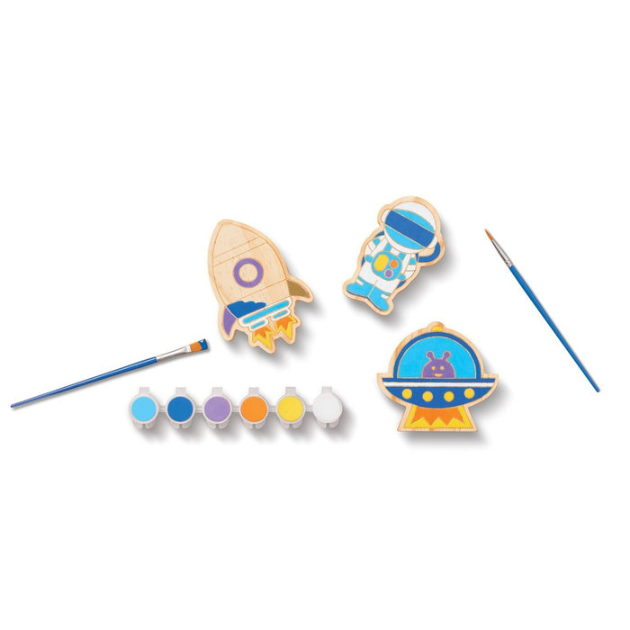 3pk Paint-Your-Own Wood Space Set - Mondo Llama
