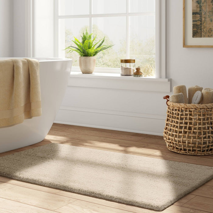 24"x40" Bath Rug Light Taupe - Threshold Signature