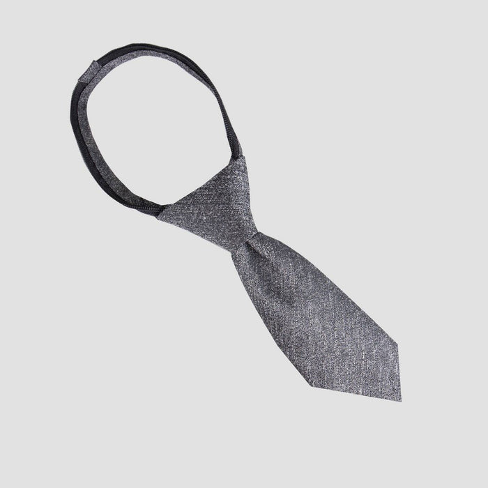 Boys' Woven Zip Necktie - Cat & Jack Gray S/M