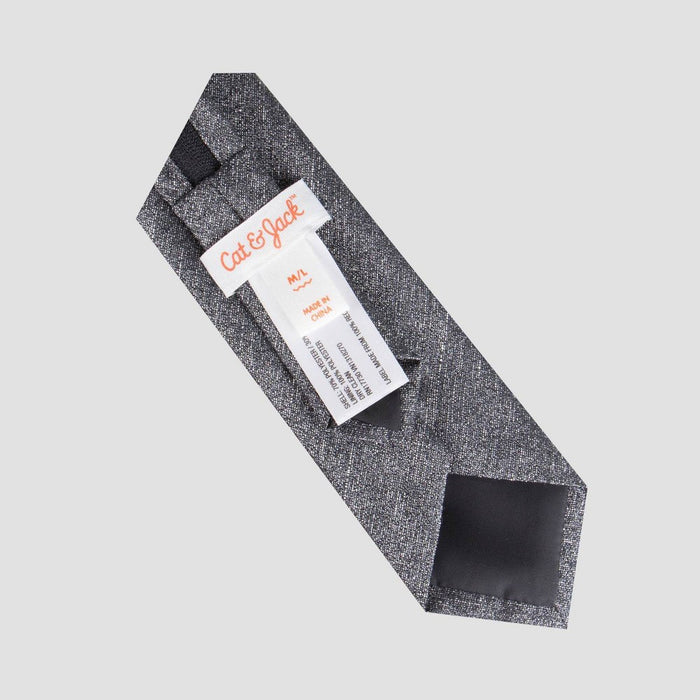 Boys' Woven Zip Necktie - Cat & Jack Gray S/M