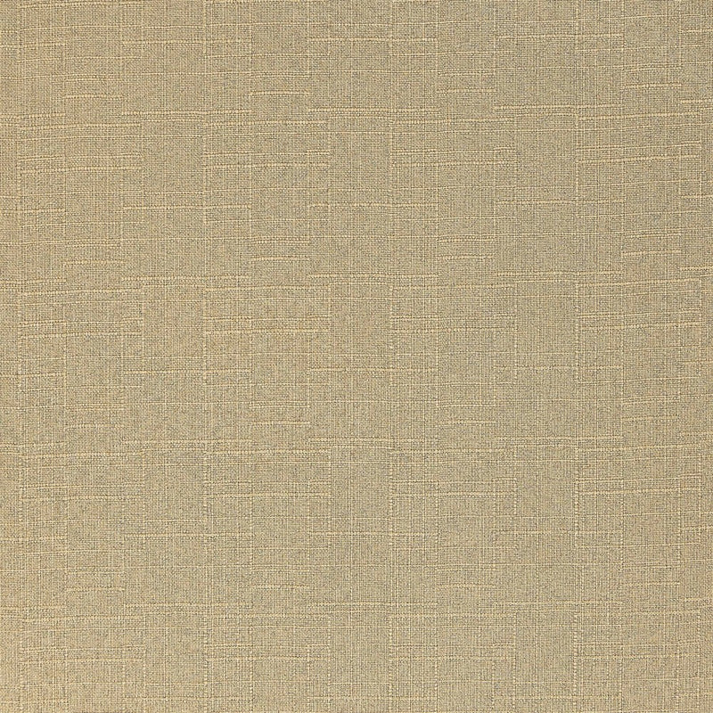 96"x50" Channing Grid Texture Draft Shield Fleece Insulated 100% Blackout Grommet Curtain Panel Soft Gold - Sun Zero