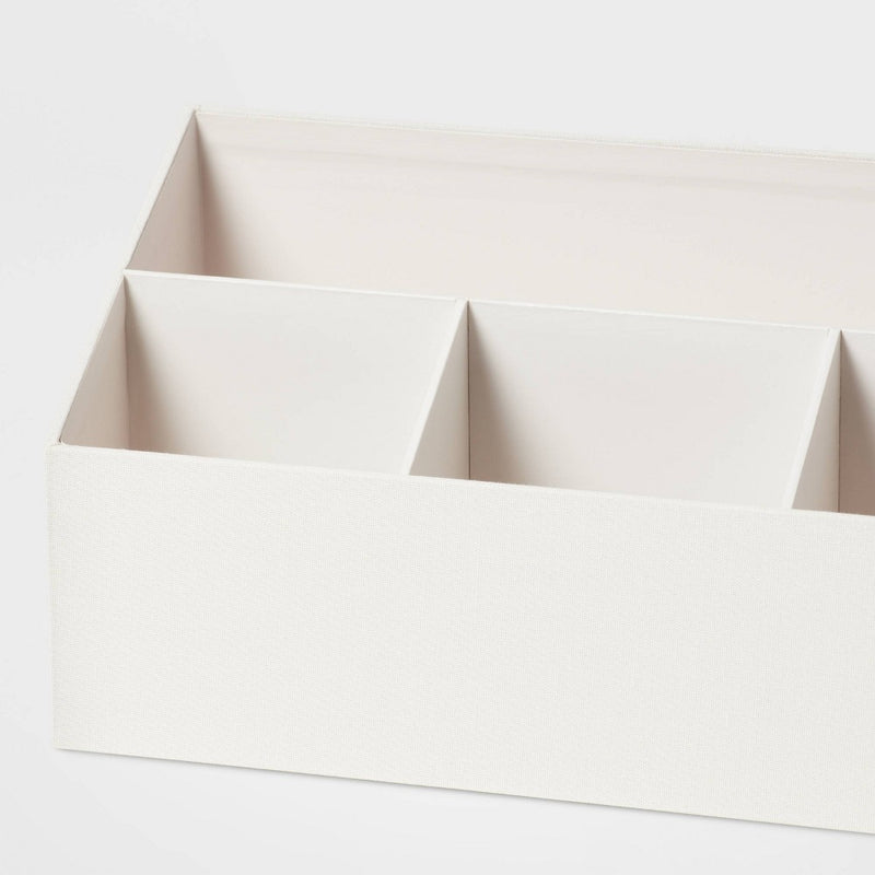 Canvas Desk Tool Holder/Organizer Cream - Brightroom