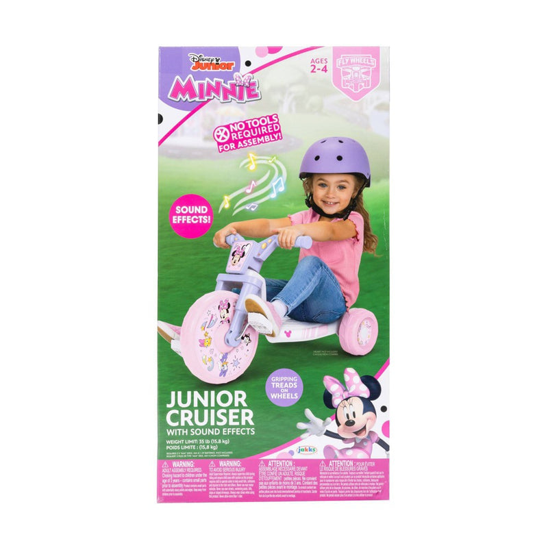 Minnie Mouse 10" Fly Wheel Kids' Tricycle with Electronic Sound - Pink/Purple
