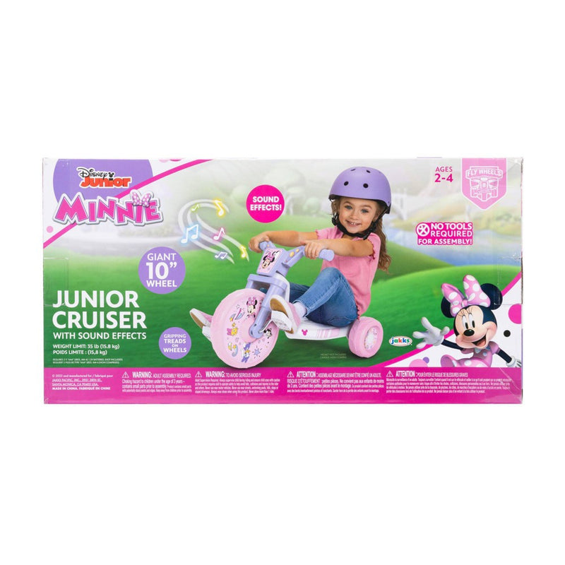 Minnie Mouse 10" Fly Wheel Kids' Tricycle with Electronic Sound - Pink/Purple