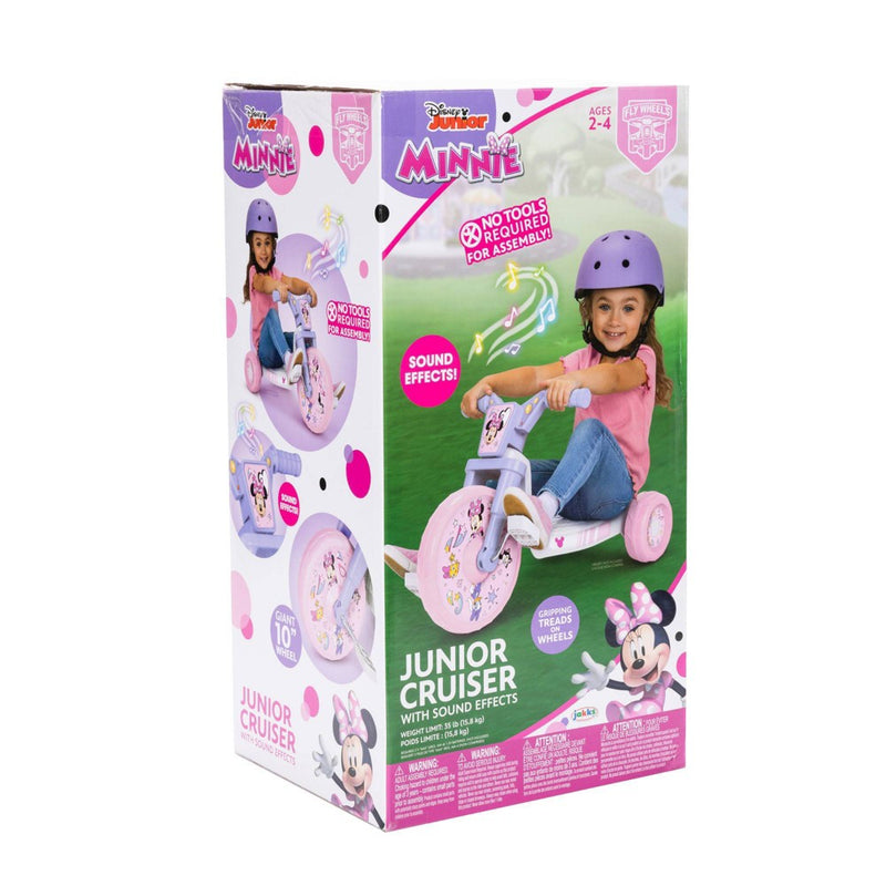 Minnie Mouse 10" Fly Wheel Kids' Tricycle with Electronic Sound - Pink/Purple