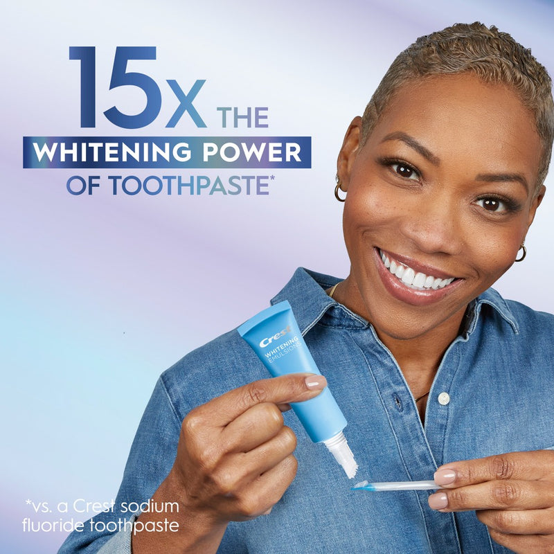 Crest 3DWhite Daily Whitening Serum Advanced Enamel White Teeth Whitening Treatment 0.63 oz (18g)
