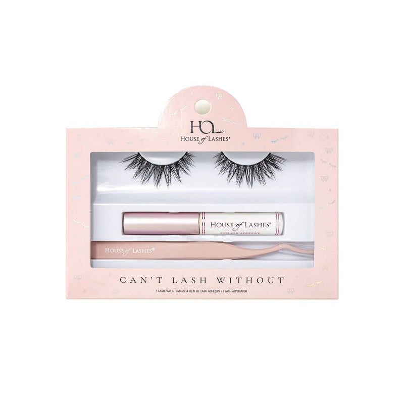 House of Lashes False Eyelashes, Glue and Applicator Tool Set - 3pc