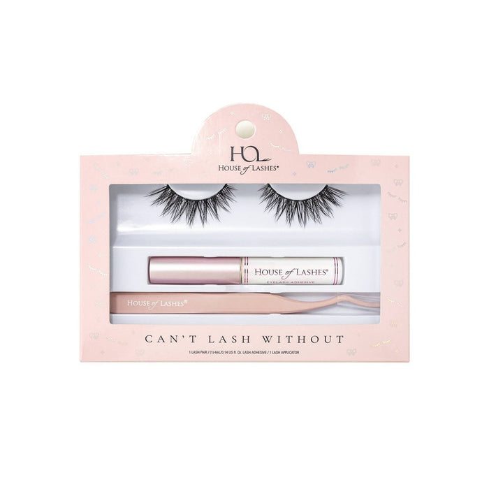 House of Lashes False Eyelashes, Glue and Applicator Tool Set - 3pc