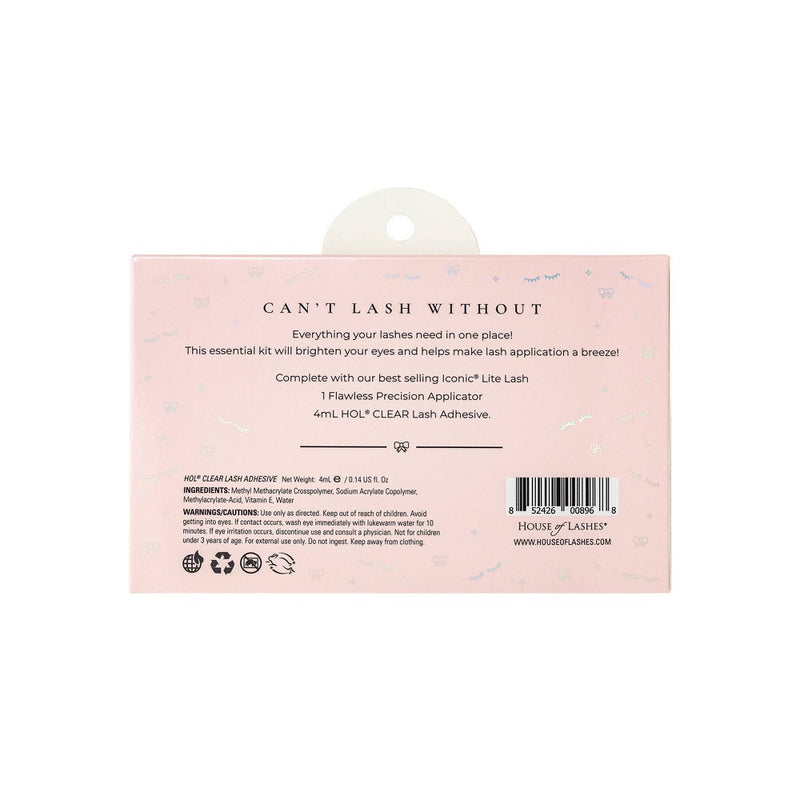 House of Lashes False Eyelashes, Glue and Applicator Tool Set - 3pc