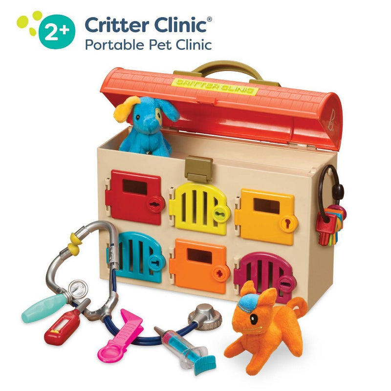 B. toys Toy Vet Kit for Kids Critter Clinic