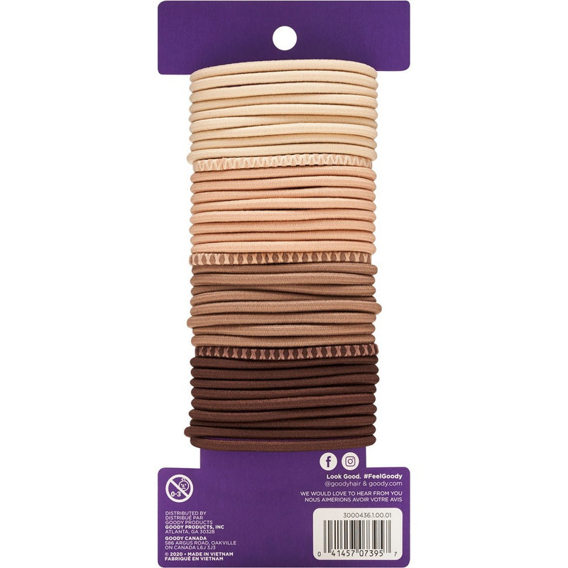 Goody Ouchless Elastic Hair Ties - 4mm - 37ct