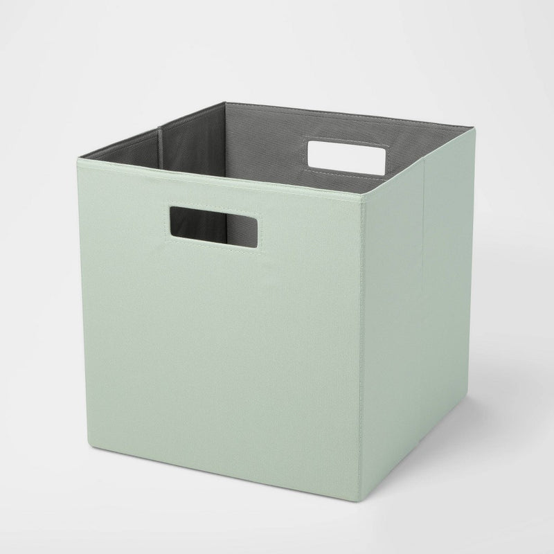13" x 13" Fabric Bin Light Green - Brightroom