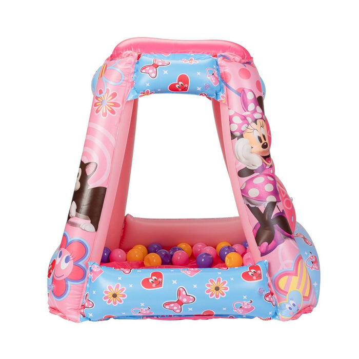 Minnie Mouse Inflatable Kids Ball Pit Playland with 20 Soft Flex Balls