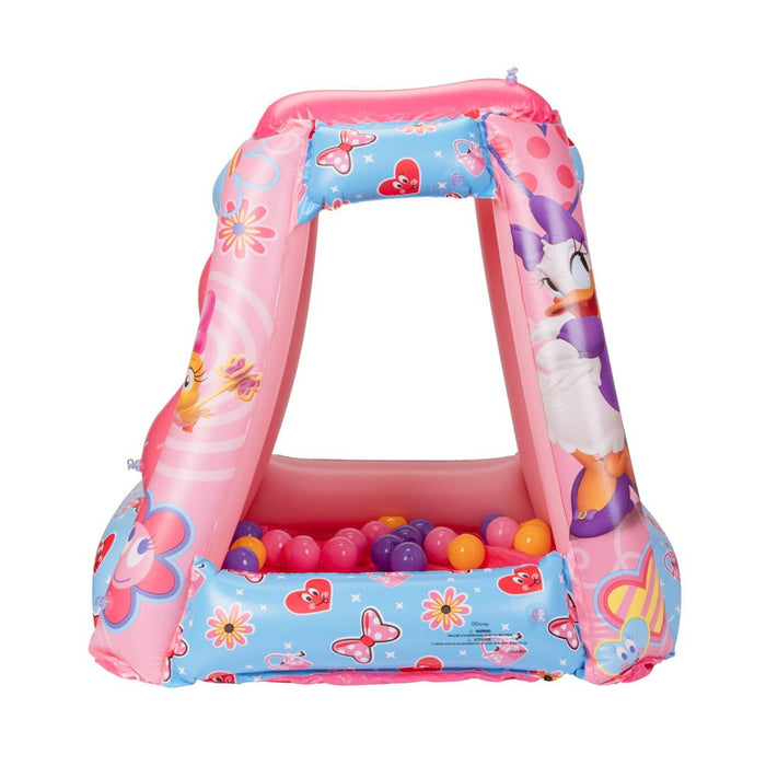 Minnie Mouse Inflatable Kids Ball Pit Playland with 20 Soft Flex Balls