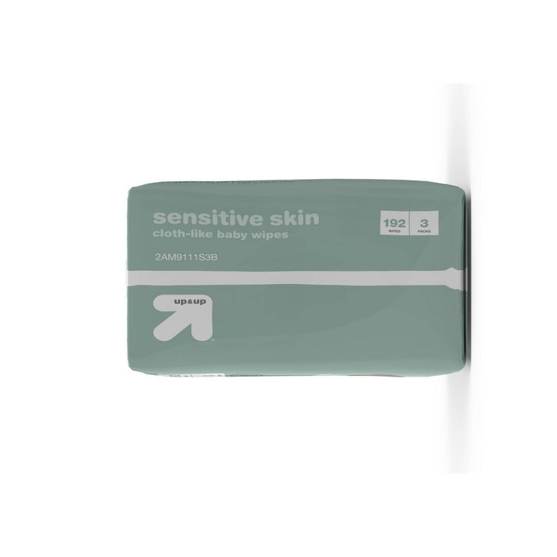 Sensitive Baby Wipes - 192ct - up & up 3PK