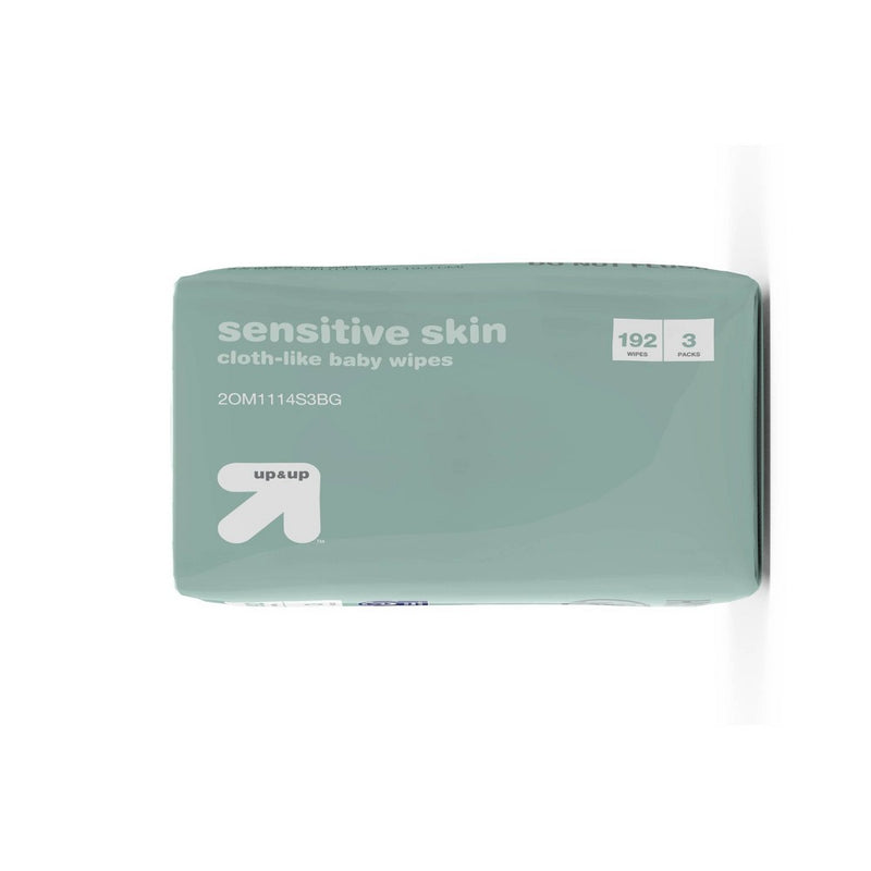 Sensitive Baby Wipes - 192ct - up & up 3PK