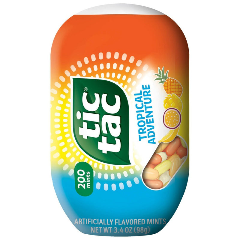 Tic Tac Tropical Adventure 200ct Bottle Pack - 3.4oz