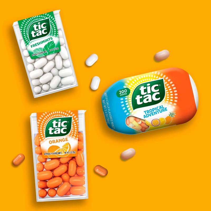 Tic Tac Tropical Adventure 200ct Bottle Pack - 3.4oz