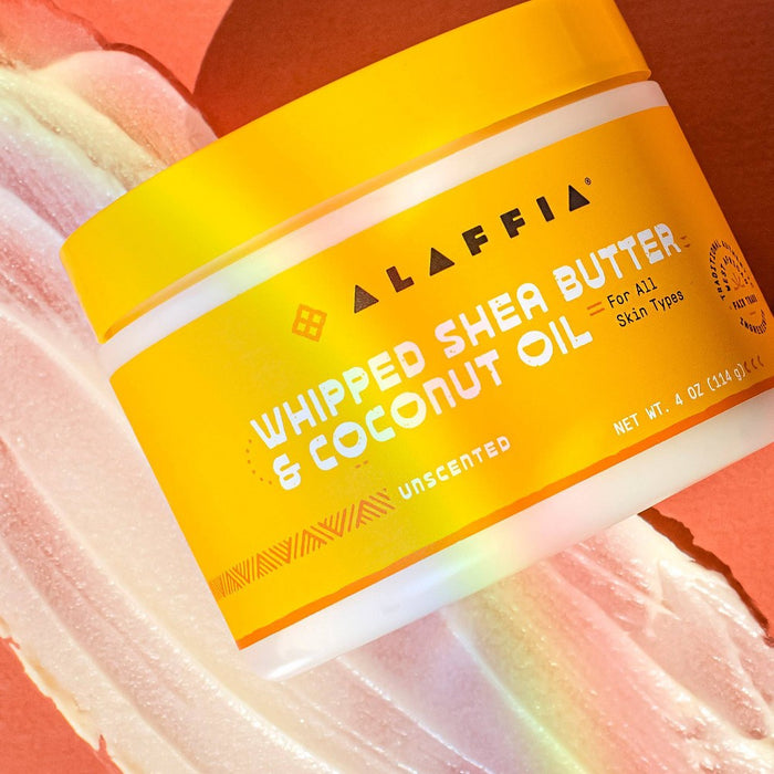Alaffia Whipped Shea Butter & Coconut Oil Body Lotion - Unscented - 4 fl oz