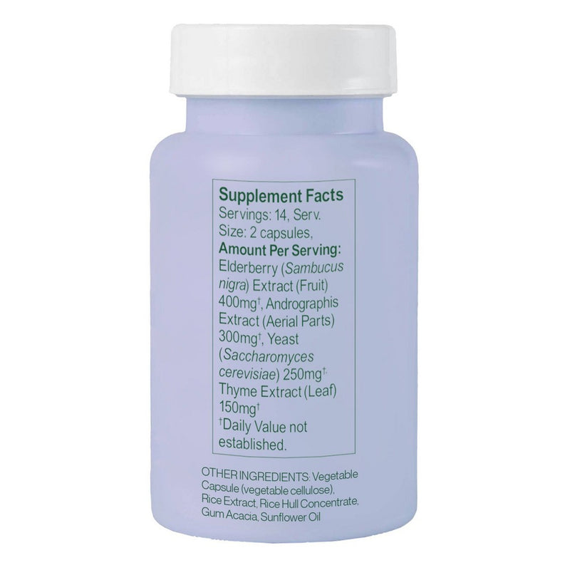 Hilma Respiratory Support Natural Decongestant Vegan Capsules - 28ct