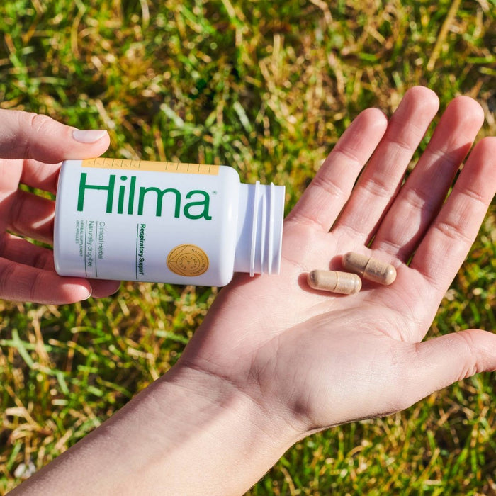 Hilma Respiratory Support Natural Decongestant Vegan Capsules - 28ct
