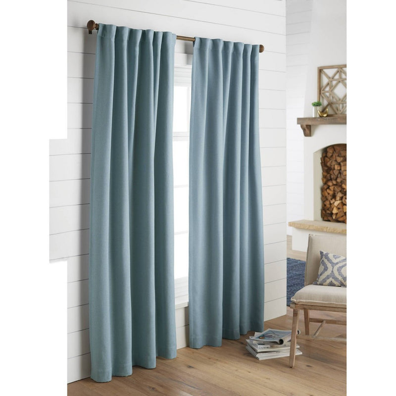 1pc 50"x84" Blackout Aruba Window Curtain Panel Blue - Threshold