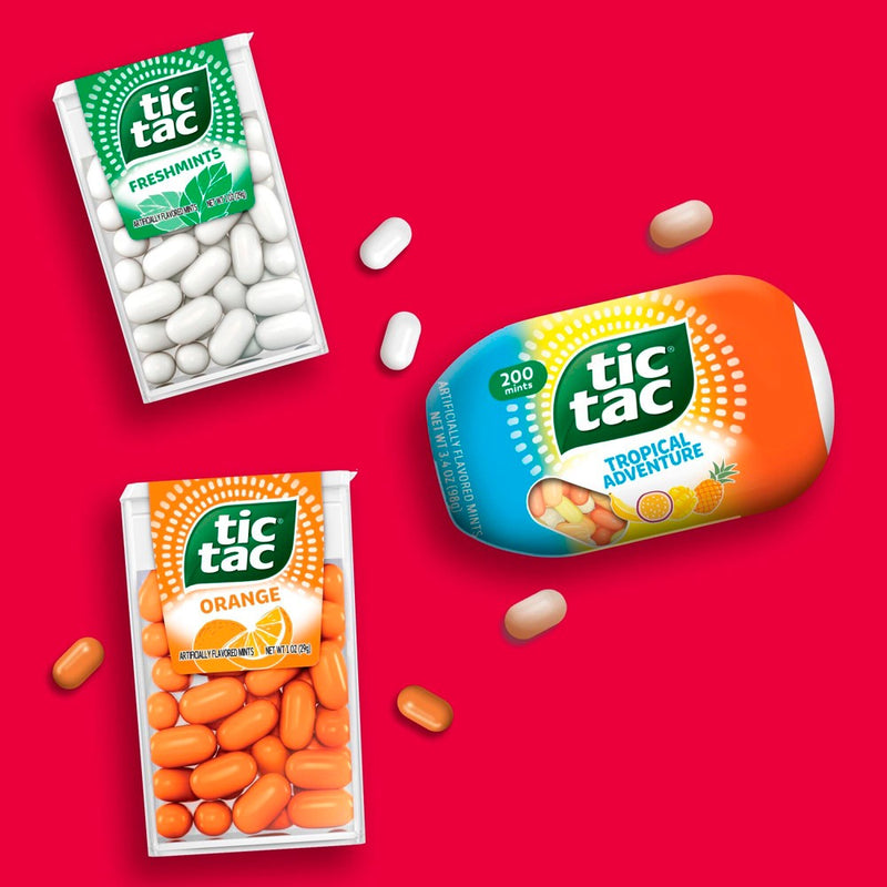 Tic Tac Strawberry & Cream 200ct Bottle Pack - 3.4oz