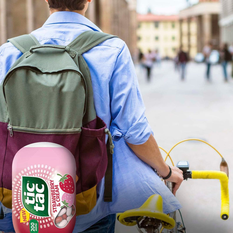 Tic Tac Strawberry & Cream 200ct Bottle Pack - 3.4oz