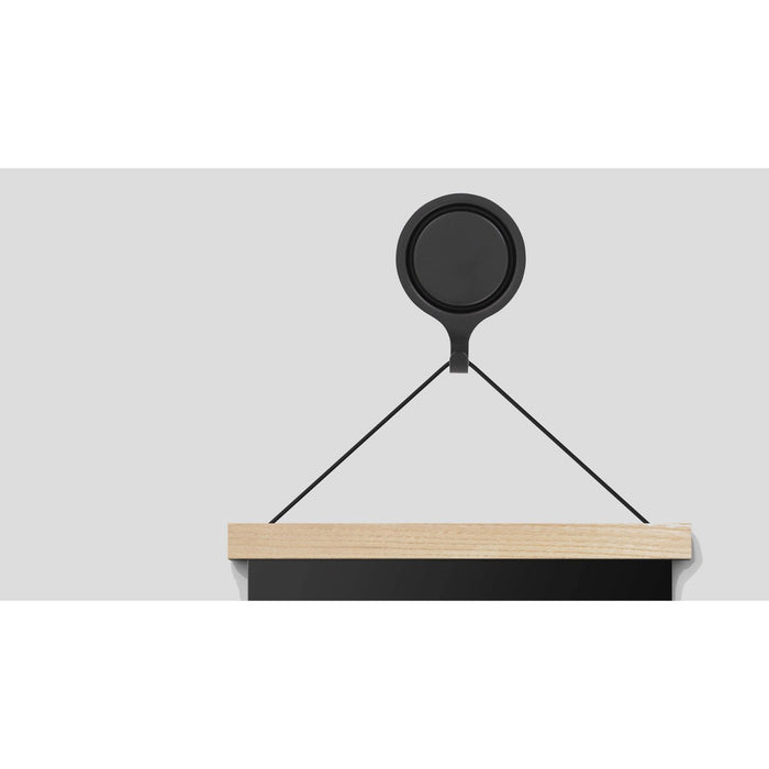 Haute Decor 4.7" Attract Magnetic Christmas Wreath Hanger Matte Black