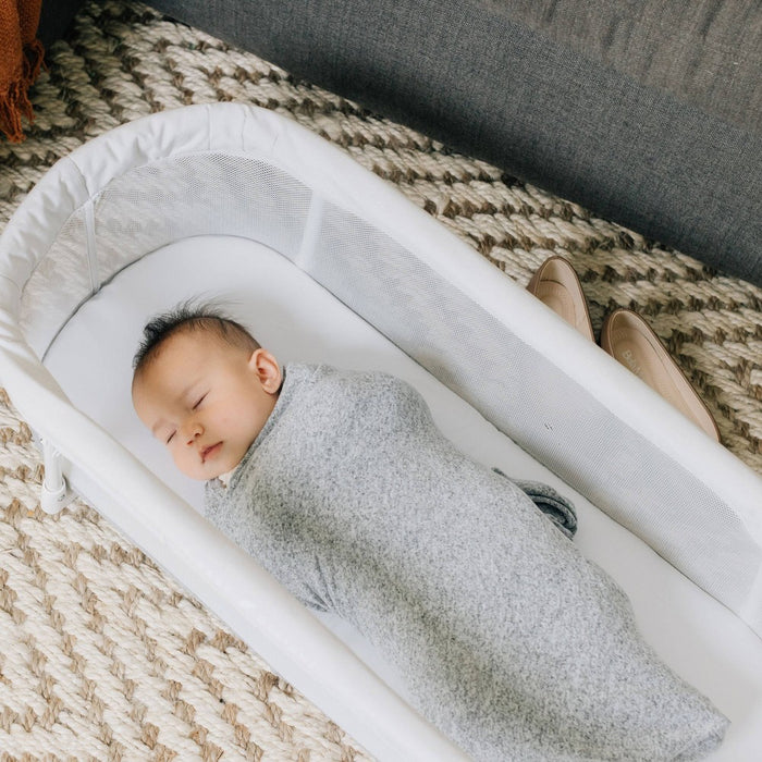 Baby Delight Snuggle Nest Portable Infant Bassinet - Driftwood Gray