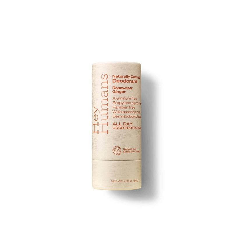 Hey Humans Rosewater Ginger Aluminum Free Women's Deodorant - 2oz